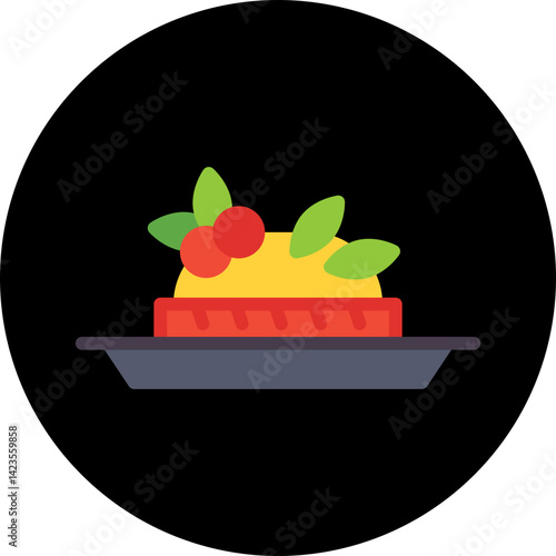 Bruschetta icon vector illustration
