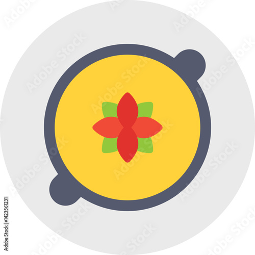 Crema Catalana icon vector illustration