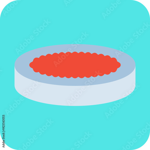 Creme Brulee icon vector illustration
