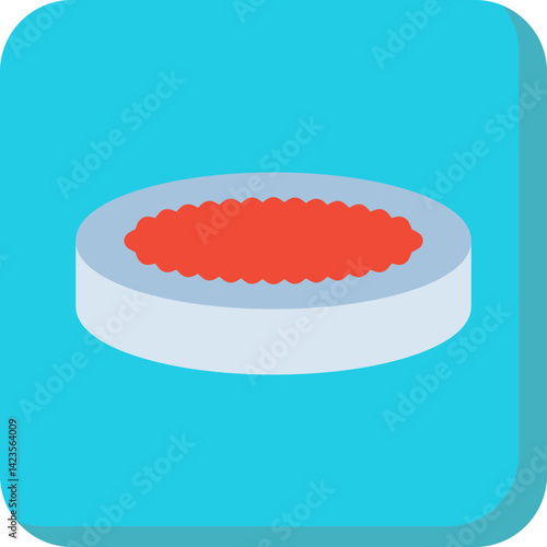Creme Brulee icon vector illustration