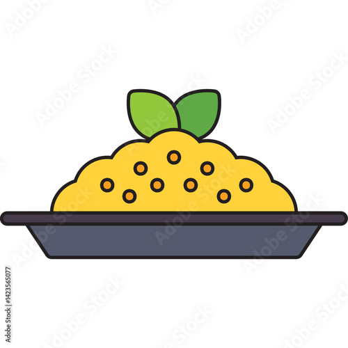 Risotto icon vector illustration