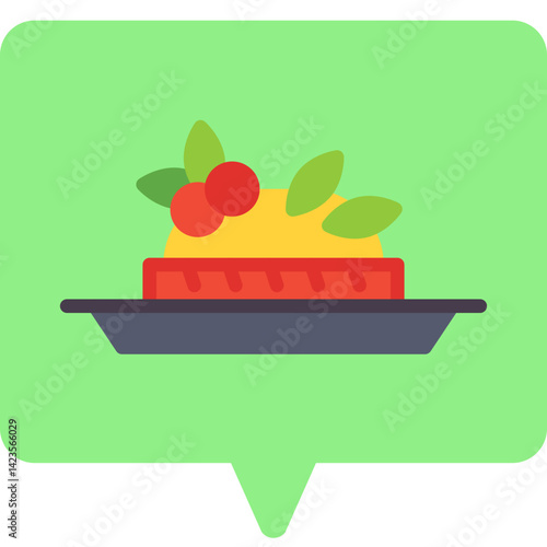 Bruschetta icon vector illustration