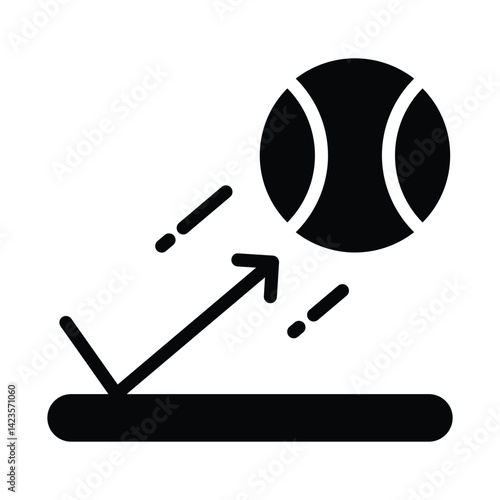 Check out this glyph style icon of bounce