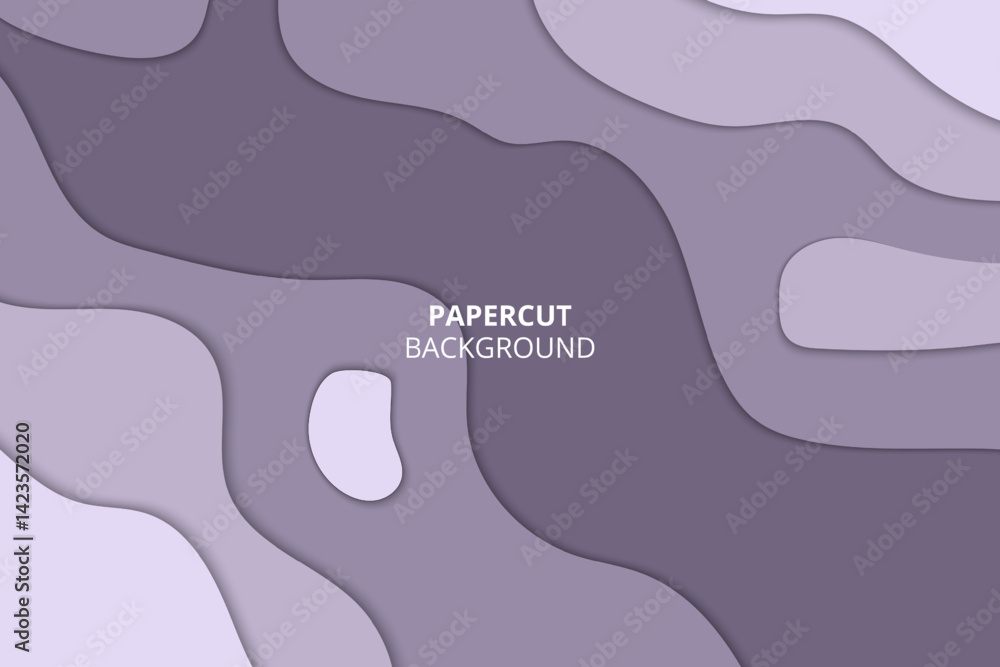 Minimal abstract papercut vector background with smooth layers Minimal abstract papercut vector background with smooth layers