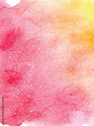 Abstract Bright Hand Paint Colorful Watercolor Background