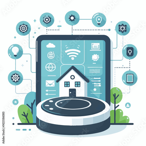 hub, home, smart, technology, internet, control, connection, house, wireless, web, digital, network, automation, device, white, computer, background, iot, system, communication, mobile, phone, data, d
