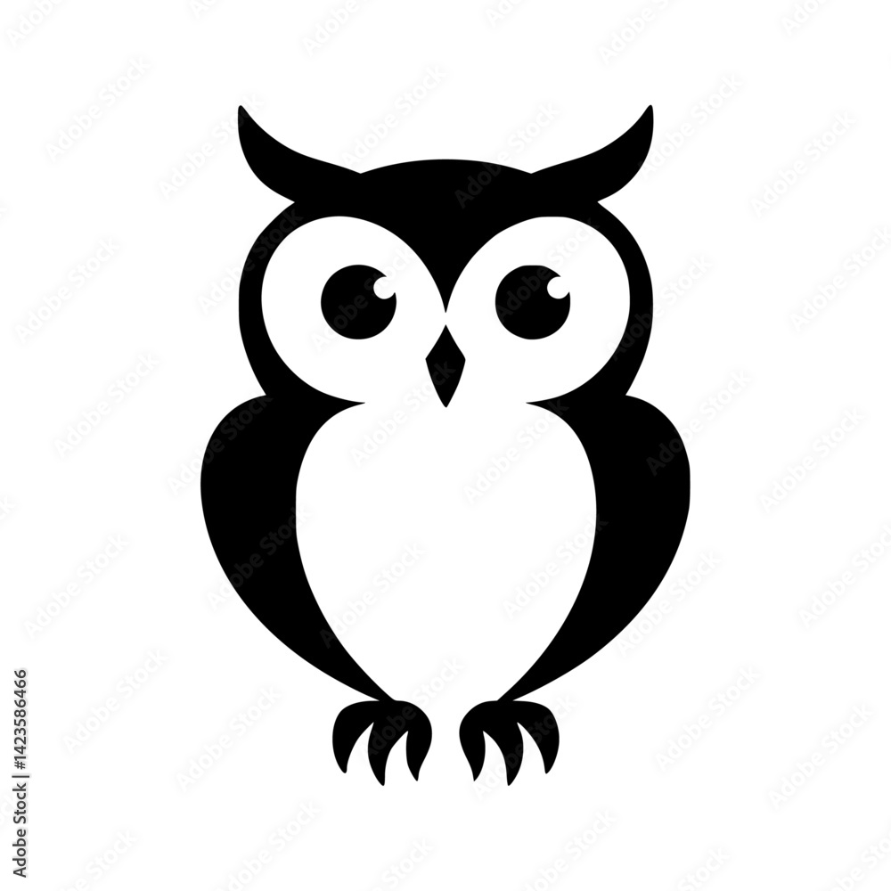 Fototapeta premium Owl Emblem