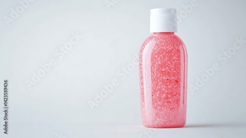 pink cosmetic bottles
