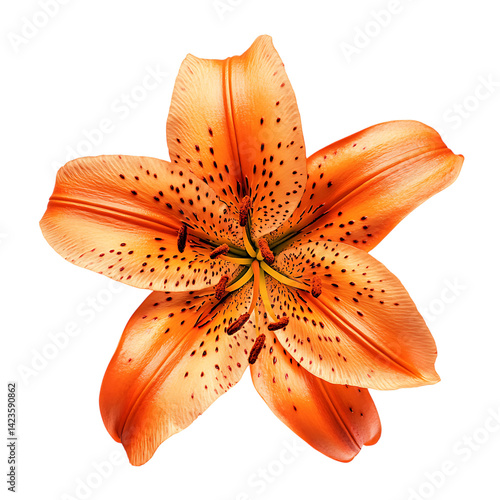 Tiger Lily Flower in Bloom