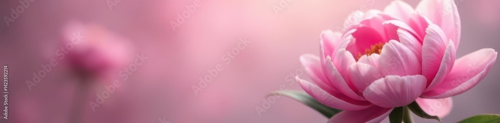 Delicate pink peony blossom, soft focus background , delicate, floral, texture Delicate pink peony blossom, soft focus background , delicate, floral, texture