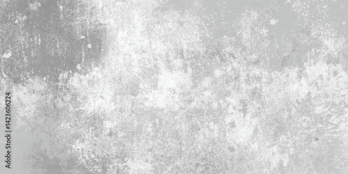 Scratched and Weathered Gray Wall with Rough Texture Overlay

