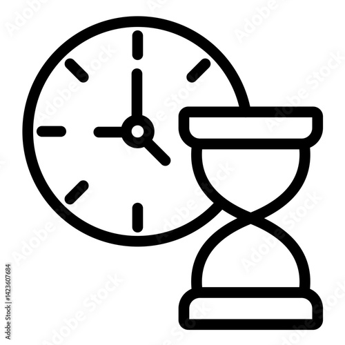 Deadline Line Icon Style