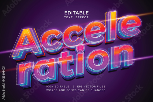 neon light editable text effect - glow editable 3d text effect
