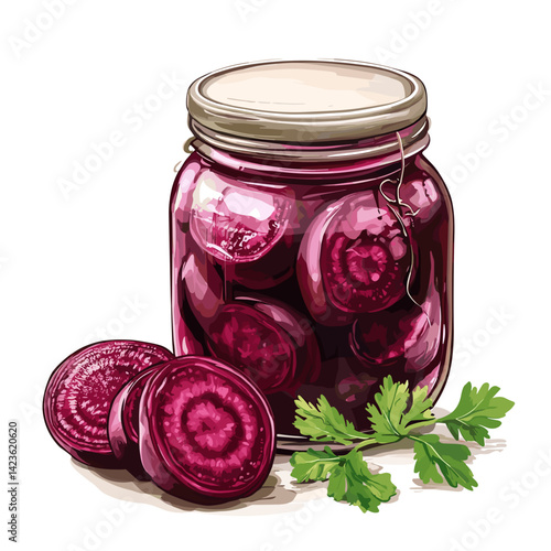 Pickled Beets in a Jar – Classic Pantry Vegetable Preserve