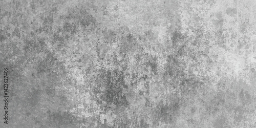 Rough and Weathered Gray Abstract Background with Gritty Brush Strokes

