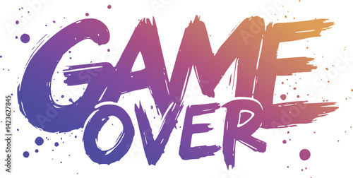 Creative design of game over message