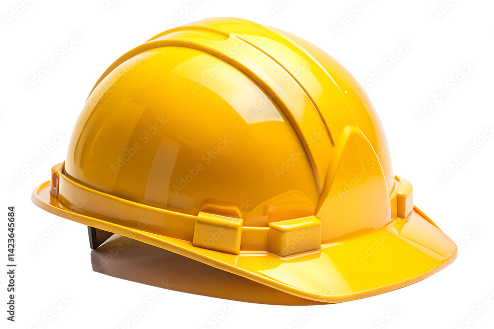 yellow helmet isolated on white yellow helmet isolated on white