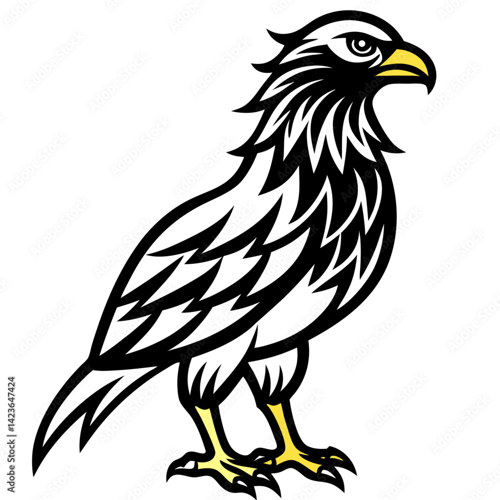 Obraz premium eagle vector illustration
