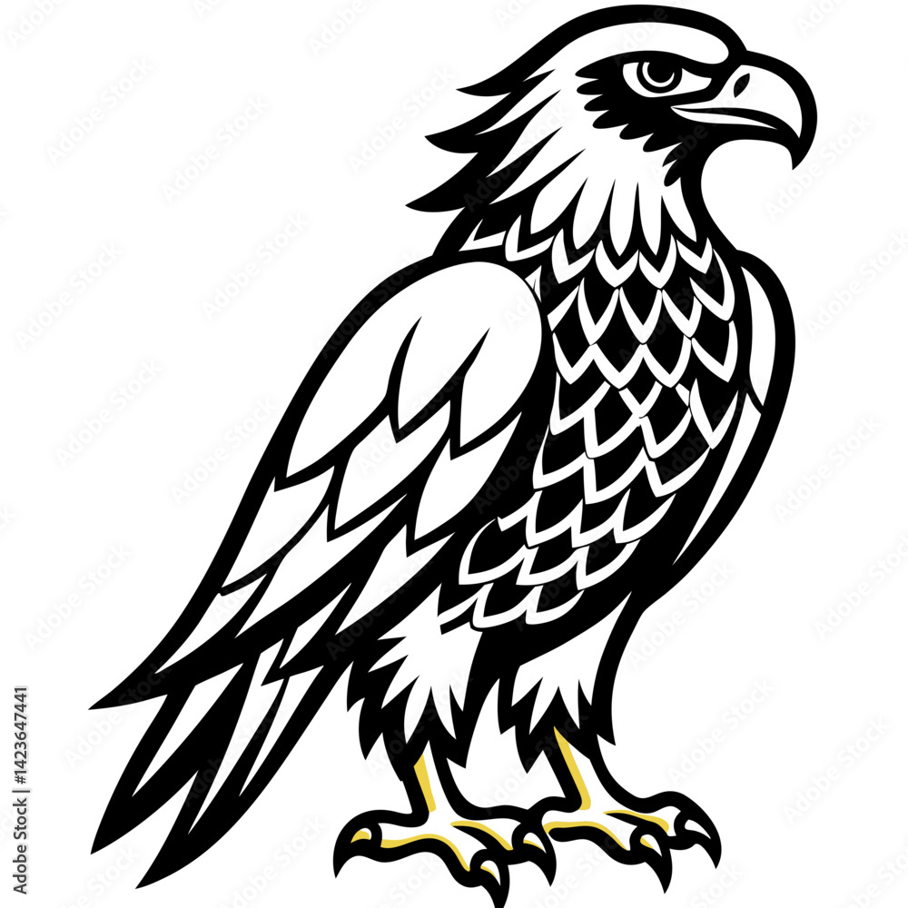 Obraz premium eagle on a white background