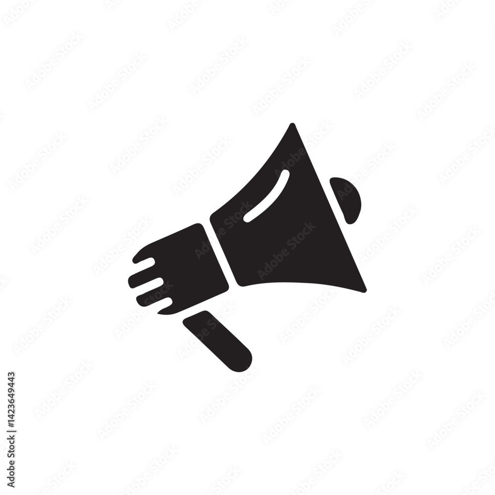 megaphone icon vector megaphone icon vector