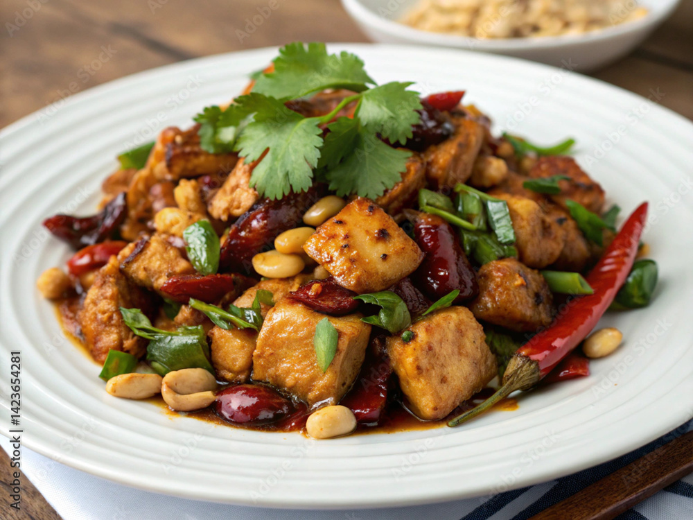 Kung Pao Chicken Stir-fry: Authentic Recipe with Peanuts Kung Pao Chicken Stir-fry: Authentic Recipe with Peanuts