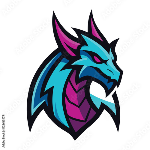 Wallpaper Mural neon hunter sport mascot gaming logo Torontodigital.ca