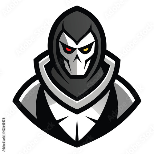 robotic fighter esports mascot design