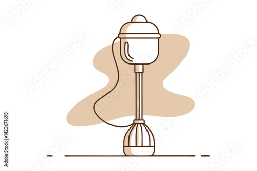 Vector Drawing of Immersion Blender
