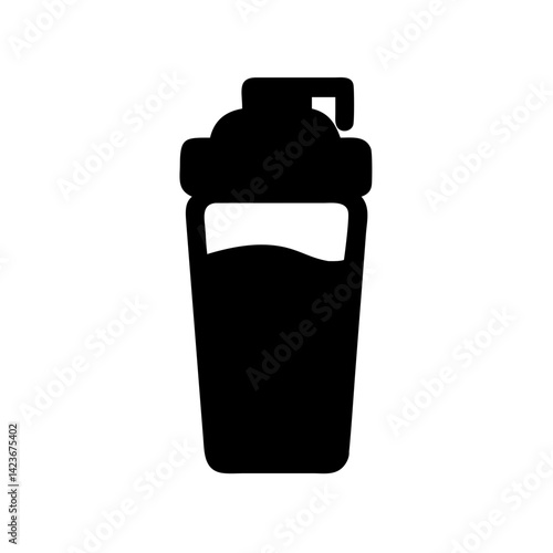 Wallpaper Mural Protein shaker bottle vector illustration for fitness nutrition and gym accessories design element Torontodigital.ca