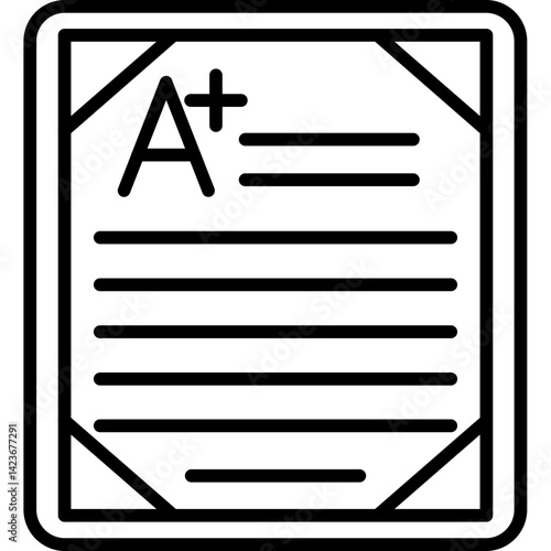 Report Card Icon