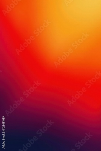 Wallpaper Mural Abstract red-orange gradient, smooth color transition , vector art, abstract art Torontodigital.ca