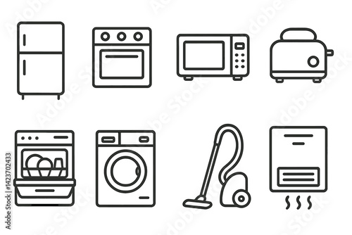 Essential machines commonly found in a modern home