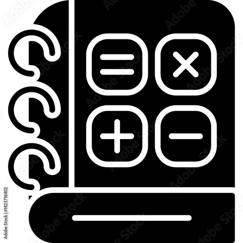 Math Learning Book Icon