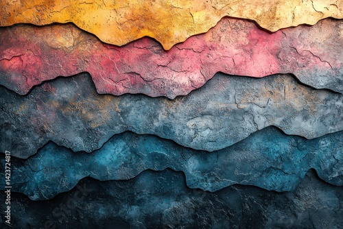 Organic Nature Inspires Design: Earthy Tones & Dreamy Pastels with Wood, Stone & Watercolor Textures