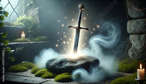 魔法の石に宿る光の剣｜Sword of Light in Enchanted Stone