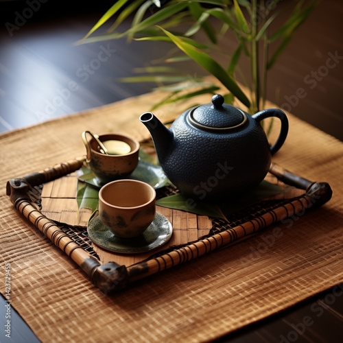 Tea and tea ceremony utensils.