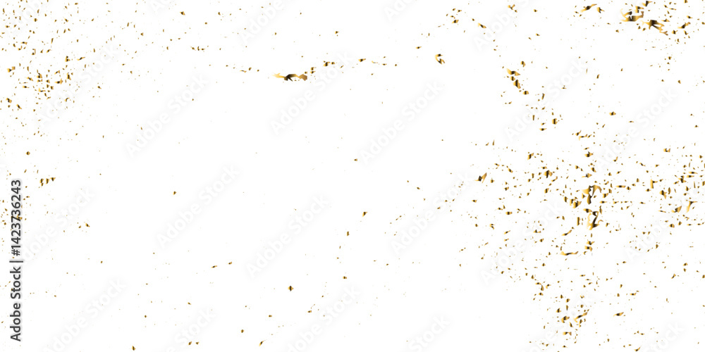 Luxury gold sparkle confetti glitter and zigzag ribbon falling down on transparent background. Vector illustration. Luxury gold sparkle confetti glitter and zigzag ribbon falling down on transparent background. Vector illustration.