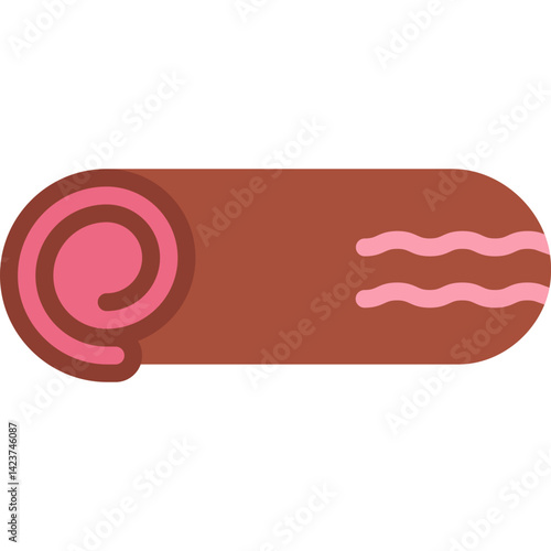 Swiss Roll icon vector illustration