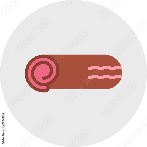 Swiss Roll icon vector illustration