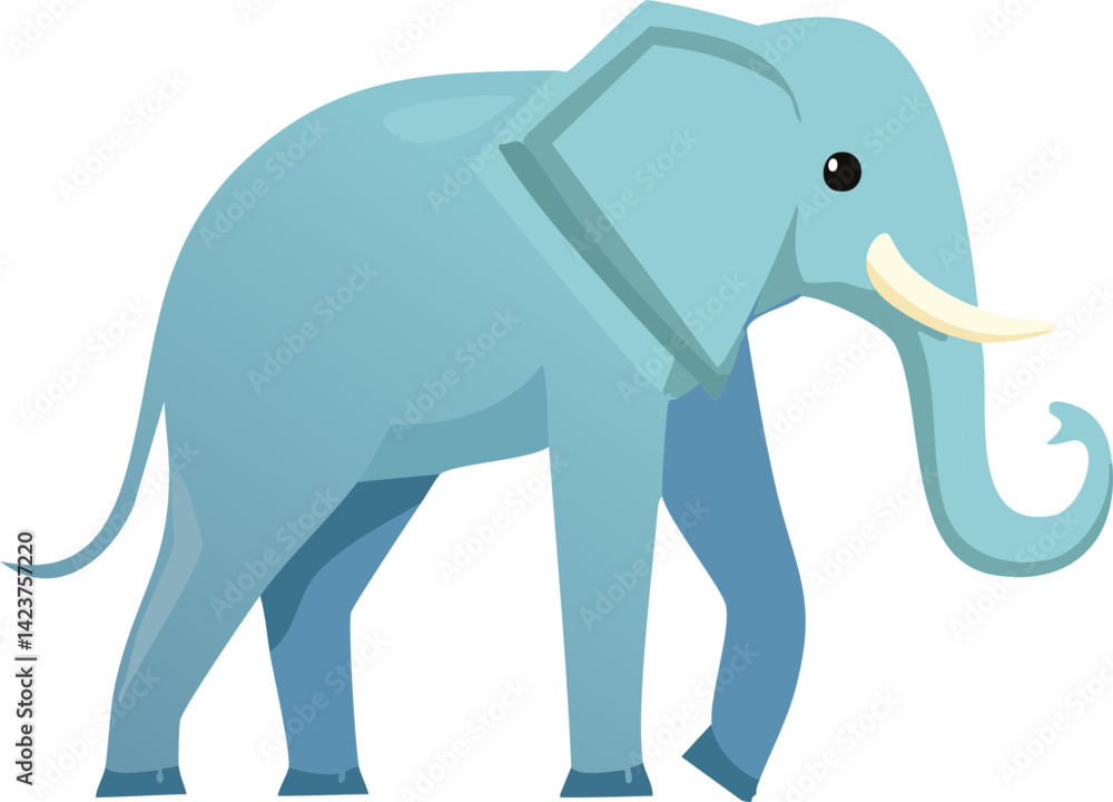Fototapeta premium elephant cartoon illustration