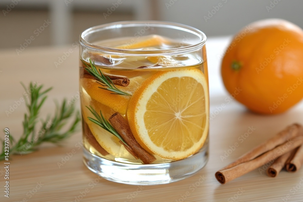 Refreshing lemon cinnamon water Refreshing lemon cinnamon water