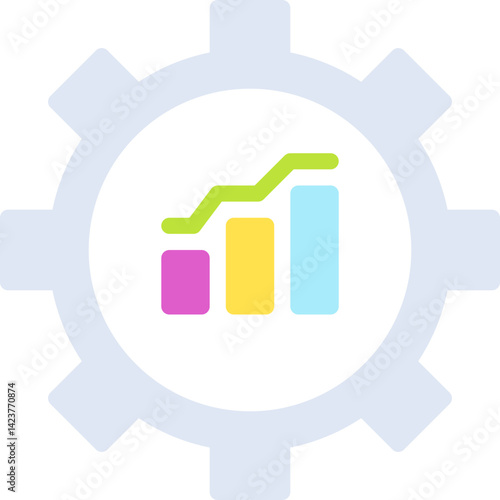 Optimization icon vector illustration