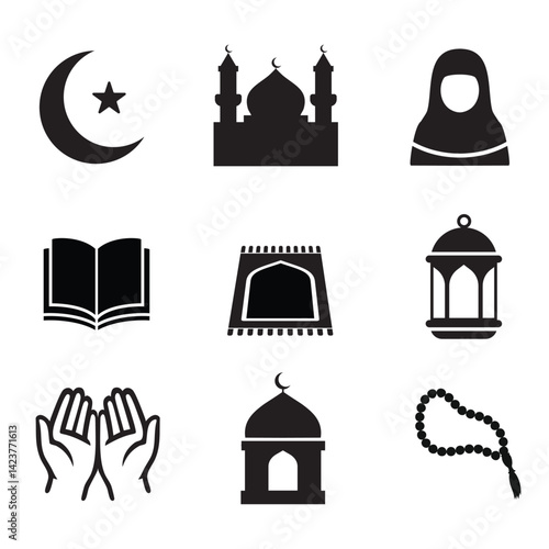 Collection of Islamic elements