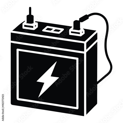 isolated battery tester on white background