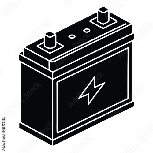 isolated battery tester on white background