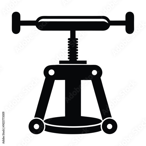 isolated bearing puller on white background