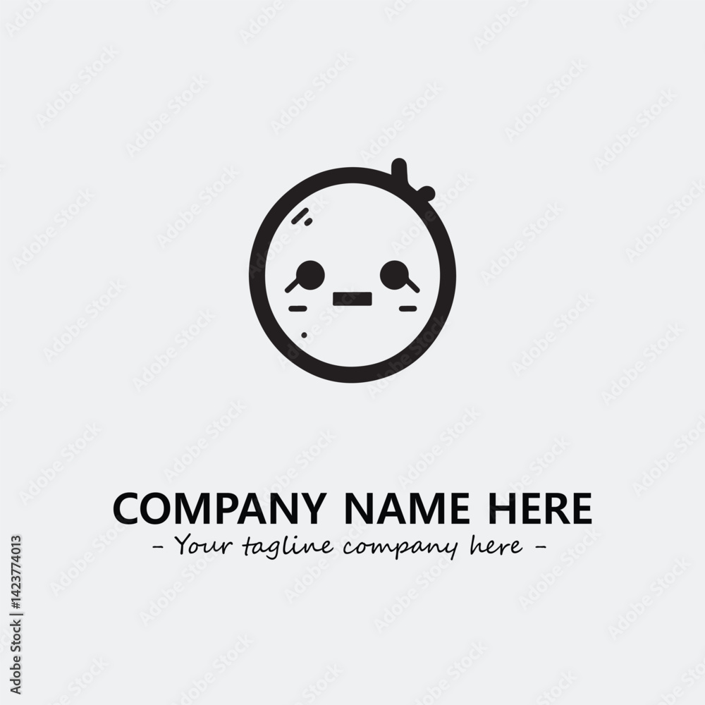 Egg cartoon illustration black and white for logo company vector image
Egg cartoon illustration black and white for logo company vector image