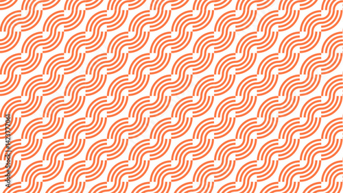 vector seamless pattern with quarter circles