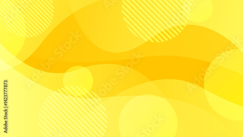 ポップな黄色の背景	
