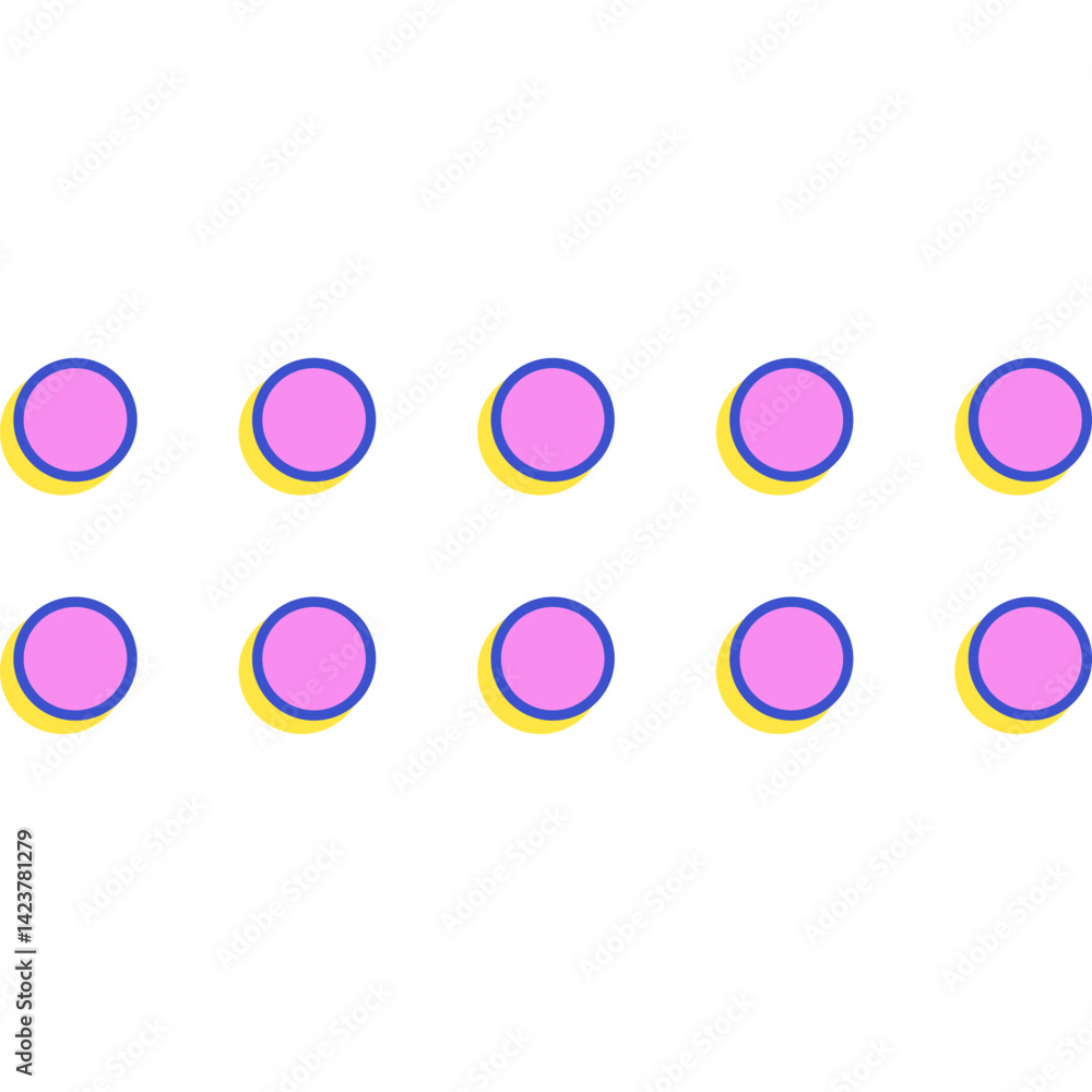 Memphis Flat Shape Memphis Flat Shape